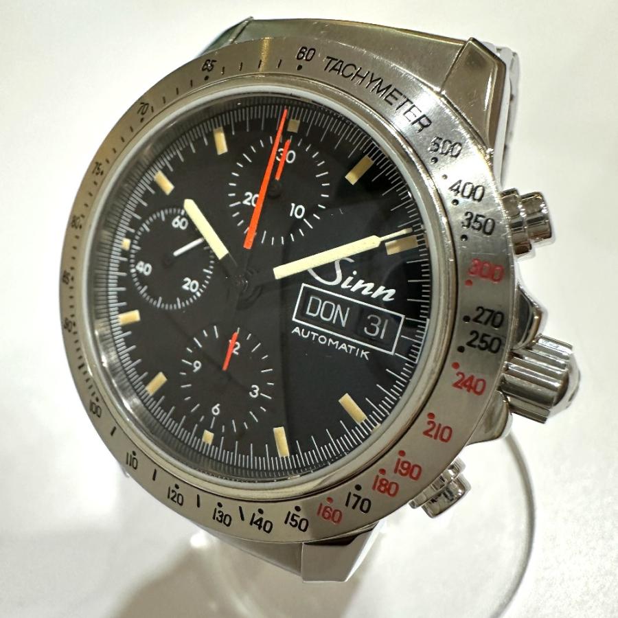 つ*ん様 【箱付属】Sinn 303 クロノグラフ ジン 自動巻き【要OH品・希 Sinn（ジン） 303 アウトバーン クロノグラフ デイト 自動巻き 腕時計