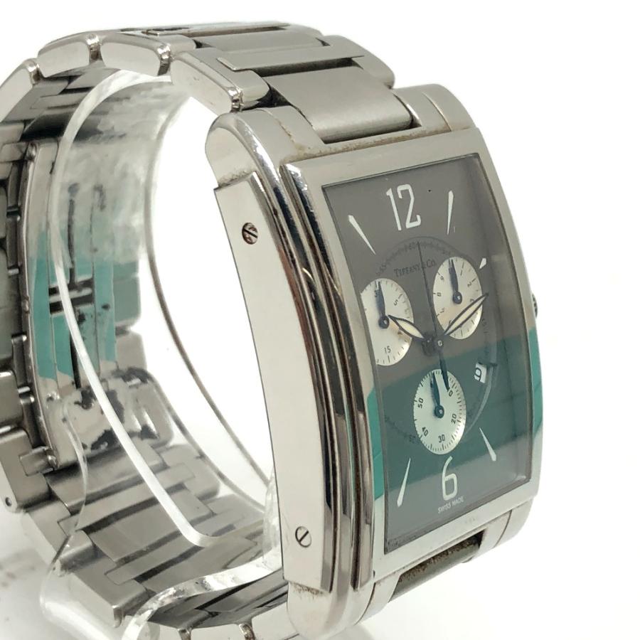 TIFFANY&Co. ティファニー グランドレクタンギュラー クロノグラフ クォーツ 腕時計 時計 ウォッチ 腕時計 シルバー メンズ【中古】 | TIFFANY&Co. | 02