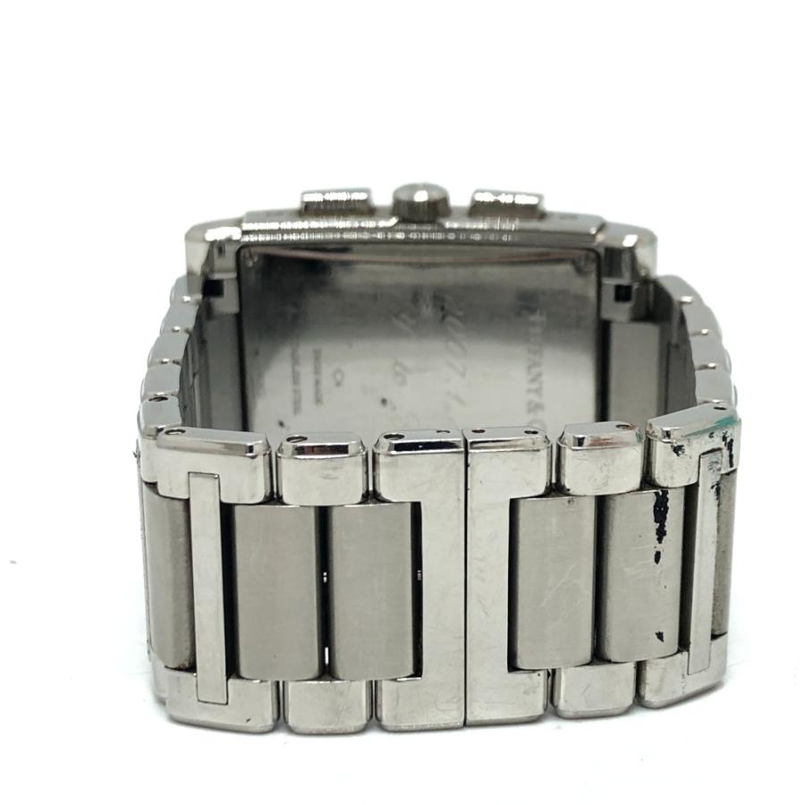 TIFFANY&Co. ティファニー グランドレクタンギュラー クロノグラフ クォーツ 腕時計 時計 ウォッチ 腕時計 シルバー メンズ【中古】 | TIFFANY&Co. | 04