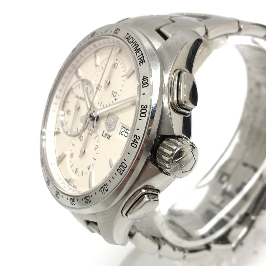 TAG HEUER タグホイヤー CAT2011 リンク キャリバー16 クロノグラフ 自動巻き 腕時計 時計  腕時計 シルバー メンズ【中古】 |  | 01