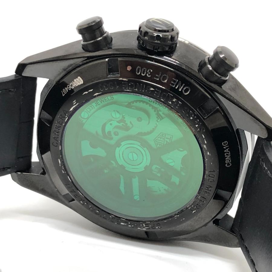 美品 TAG HEUER タグホイヤー CBN2A1G.FC6501 カレラ キャリバーホイヤー02 ジャパン  ブラックエディション ブラック メンズ【中古】 |  | 06