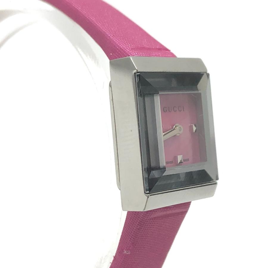 GUCCI グッチ 128.5 ピンクシェル クォーツ 腕時計 時計 ウォッチ  腕時計 シルバー レディース【中古】 | GUCCI | 02