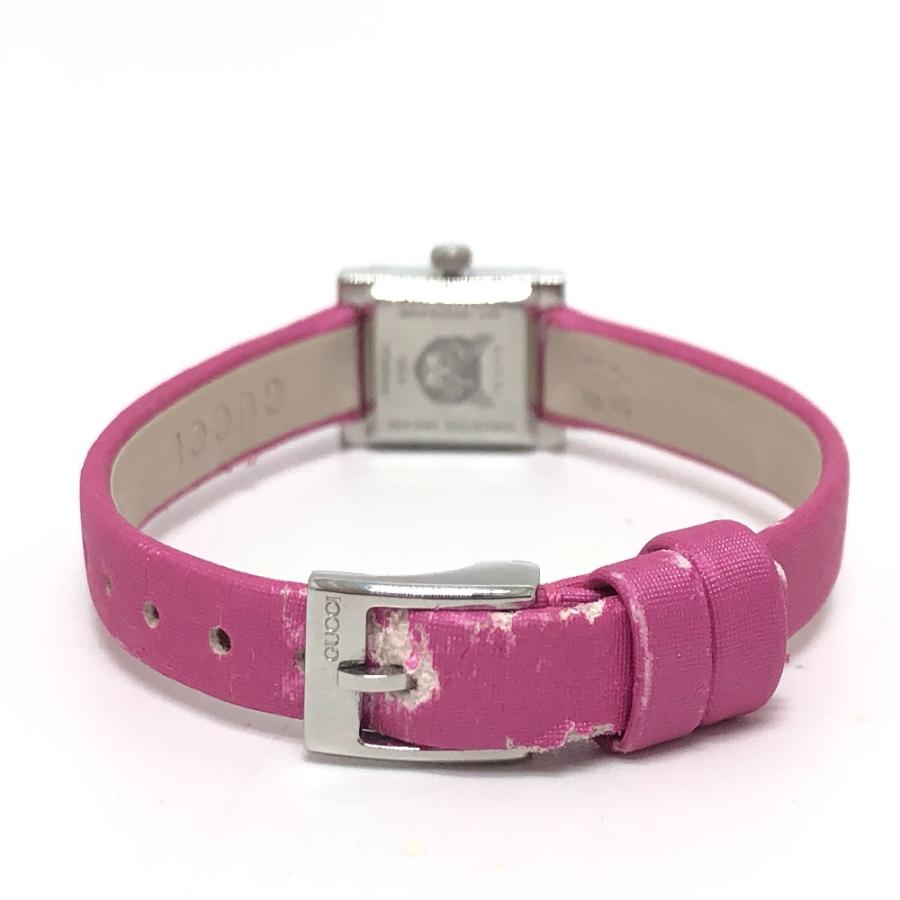 GUCCI グッチ 128.5 ピンクシェル クォーツ 腕時計 時計 ウォッチ  腕時計 シルバー レディース【中古】 | GUCCI | 04