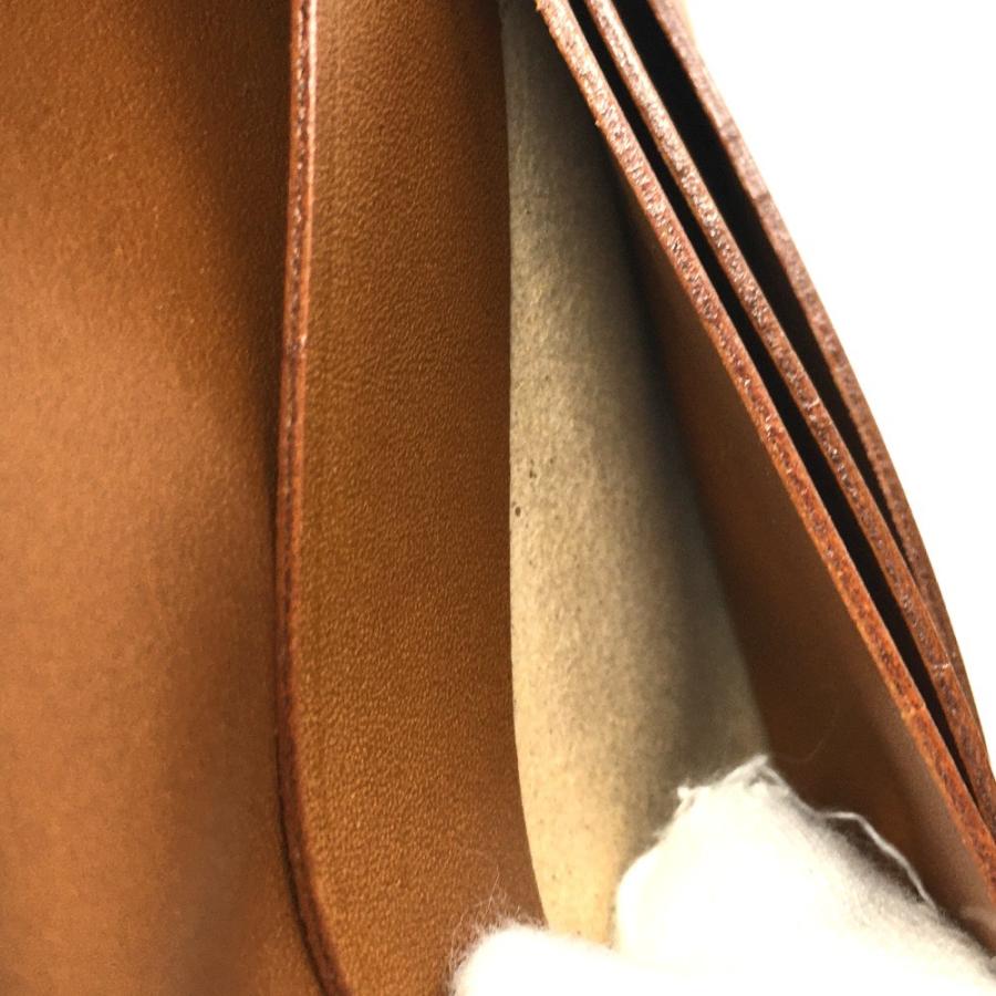 土屋鞄 ツチヤカバン Cordovan コードバン 二つ折り 二つ折り財布 小銭入れなし ブラウン メンズ 新品同様 中古 Sin 1014 1 リファレンス コレクション 通販 Yahoo ショッピング