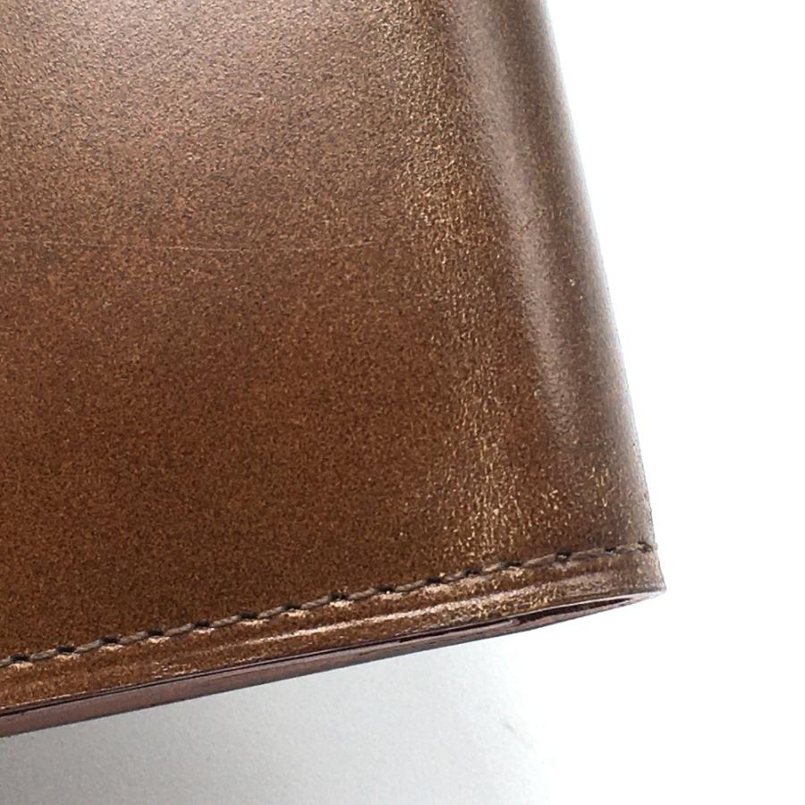 土屋鞄 ツチヤカバン Cordovan コードバン 二つ折り 二つ折り財布 小銭入れなし ブラウン メンズ 新品同様 中古 Sin 1014 1 リファレンス コレクション 通販 Yahoo ショッピング