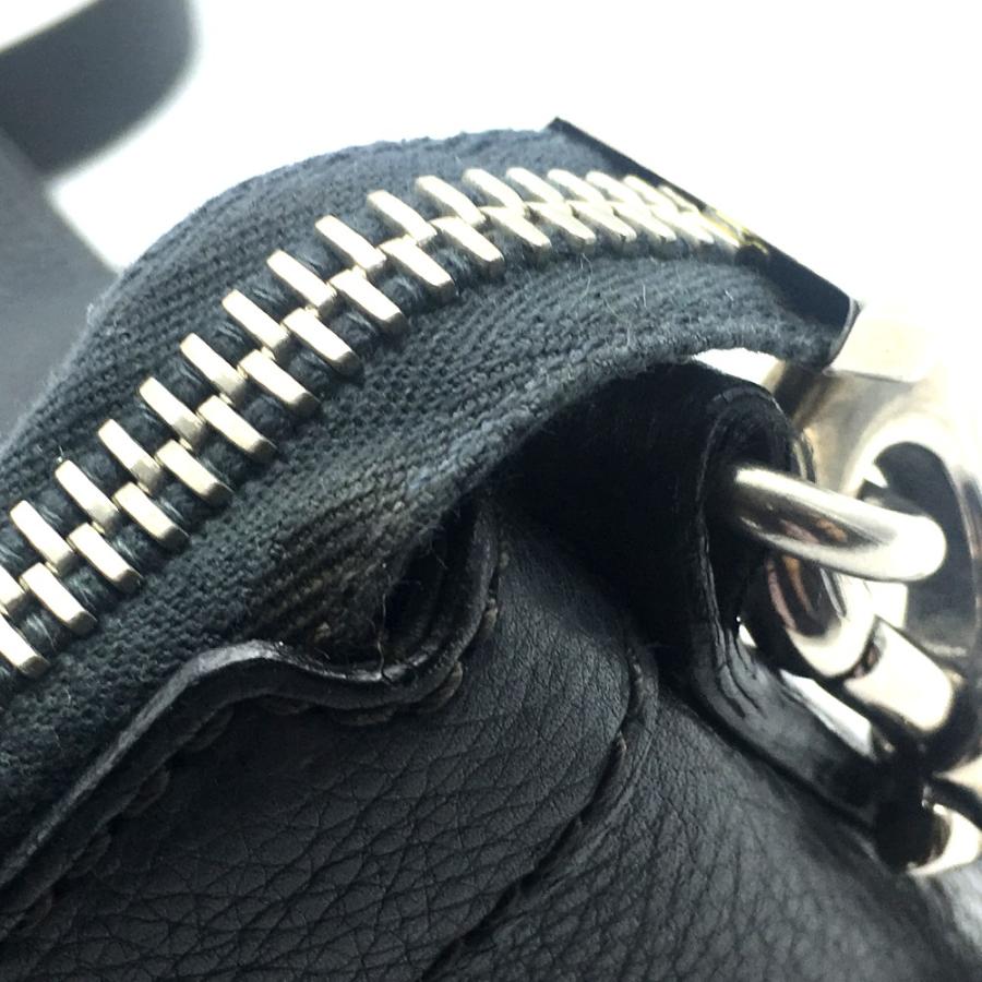 グッチ GUCCI ビジネスＡ4書類収納 233329 マチ無し オールレザー 革 斜め掛け 肩掛け ショルダーバッグ レザー グレー ダークグレー系 GUCCI（グッチ） 233329 マチ無し オールレザー 革 ビジネスA4書類