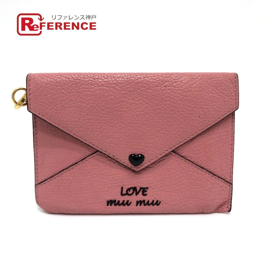 MIUMIU ミュウミュウ 5MF001 チェーンストラップ付 マドラス ラブ
