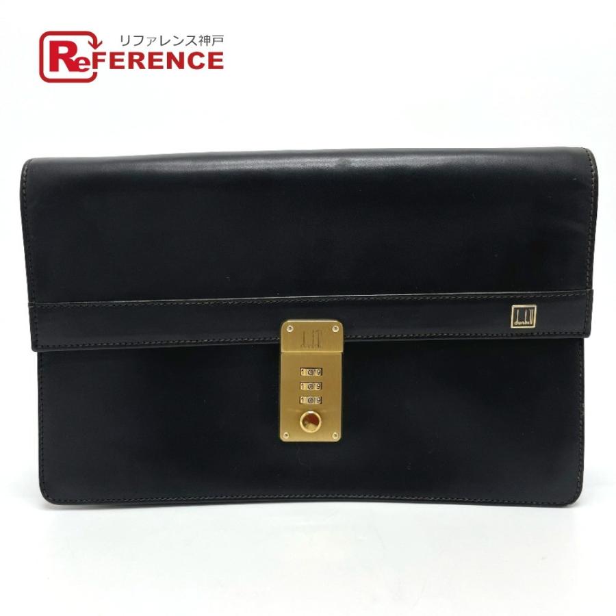 Dunhill ダンヒル C81932 ハンドルストラップ ダイヤルロック クラッチ