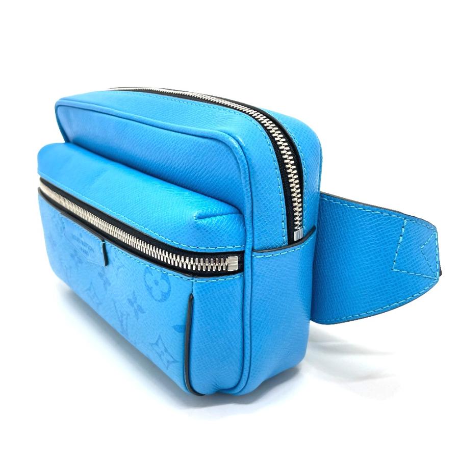 【美品】ルイヴィトン タイガラマ アウトドアメッセンジャー ショルダーバッグ 青 ルイヴィトン ショルダーバッグ タイガ/モノグラム アウトドア