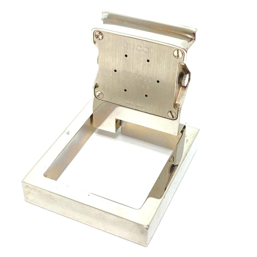 GUCCI（グッチ） 0830 トラベルクロック アラーム付き クオーツ 置時計