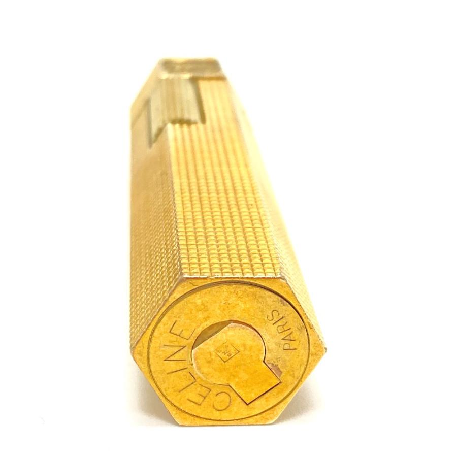 CELINE セリーヌ ヴィンテージ 六角 ガスライター 真鍮 ユニセックス