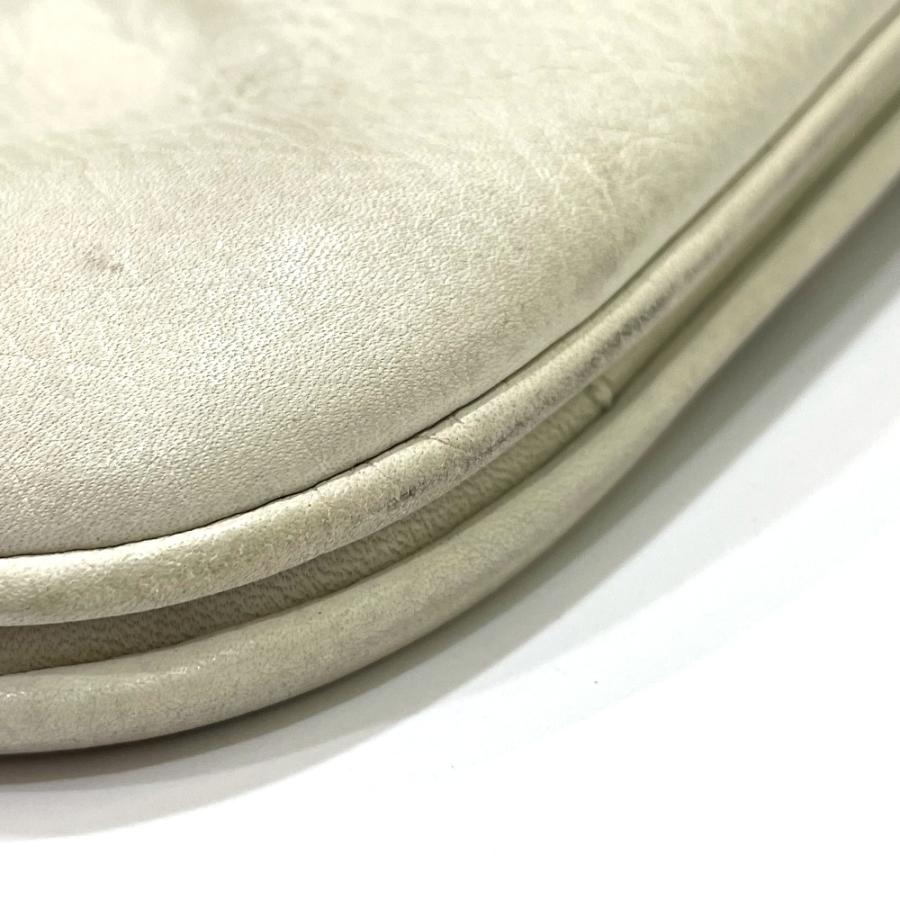 CELINE セリーヌ ヴィンテージ 斜め掛け マカダム金具 ショルダーバッグ ホワイト レディース【中古】 | CELINE | 03