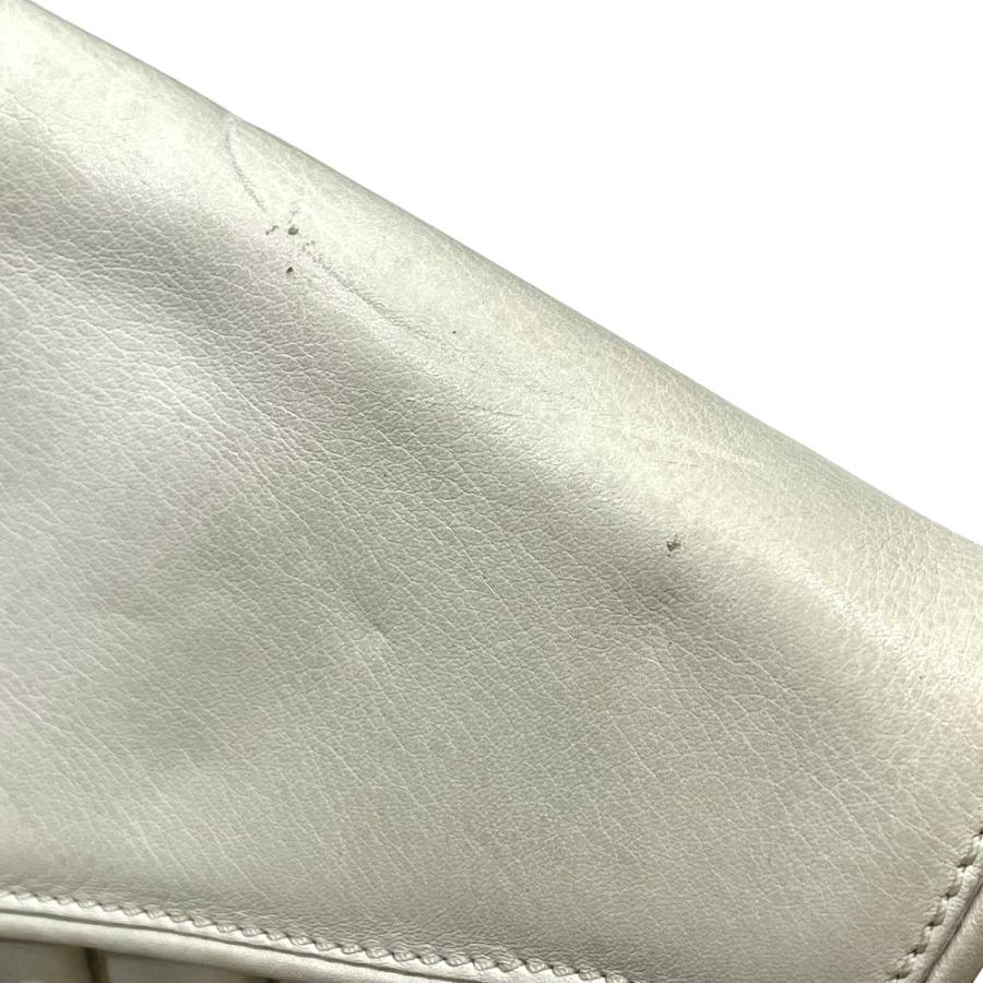 CELINE セリーヌ ヴィンテージ 斜め掛け マカダム金具 ショルダーバッグ ホワイト レディース【中古】 | CELINE | 04