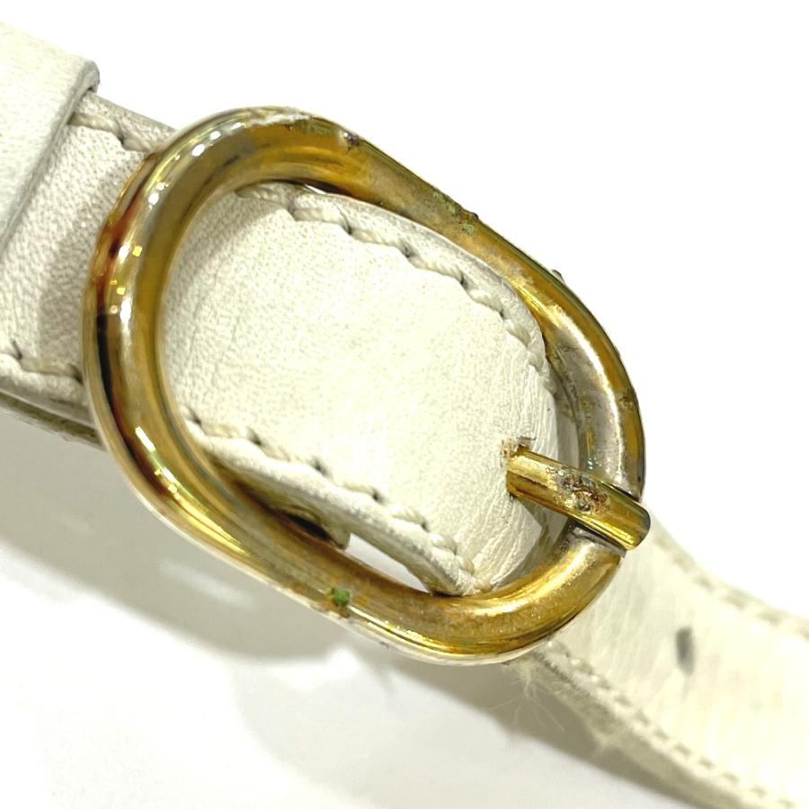 CELINE セリーヌ ヴィンテージ 斜め掛け マカダム金具 ショルダーバッグ ホワイト レディース【中古】 | CELINE | 08