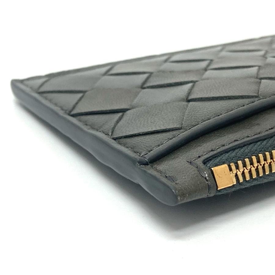 美品 BOTTEGA VENETA ボッテガヴェネタ イントレチャート キーポーチ 小銭入れ 小物 コインケース レザー カーキ系 ユニセックス【中古】 |  | 04