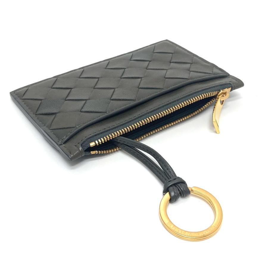 美品 BOTTEGA VENETA ボッテガヴェネタ イントレチャート キーポーチ 小銭入れ 小物 コインケース レザー カーキ系 ユニセックス【中古】 |  | 06