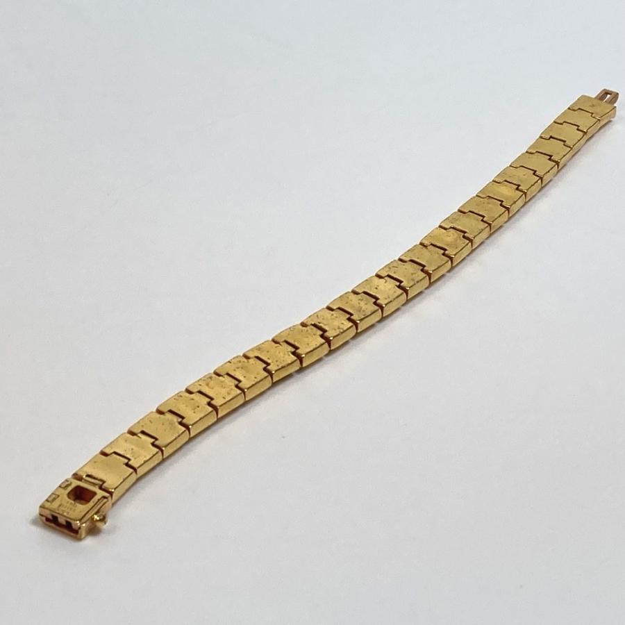 LOUIS VUITTON ルイヴィトン M64650 ブラスレ ナノグラム アクセサリー テニス ブレスレット ゴールド メタル レディース【中古】 | LOUIS VUITTON | 05