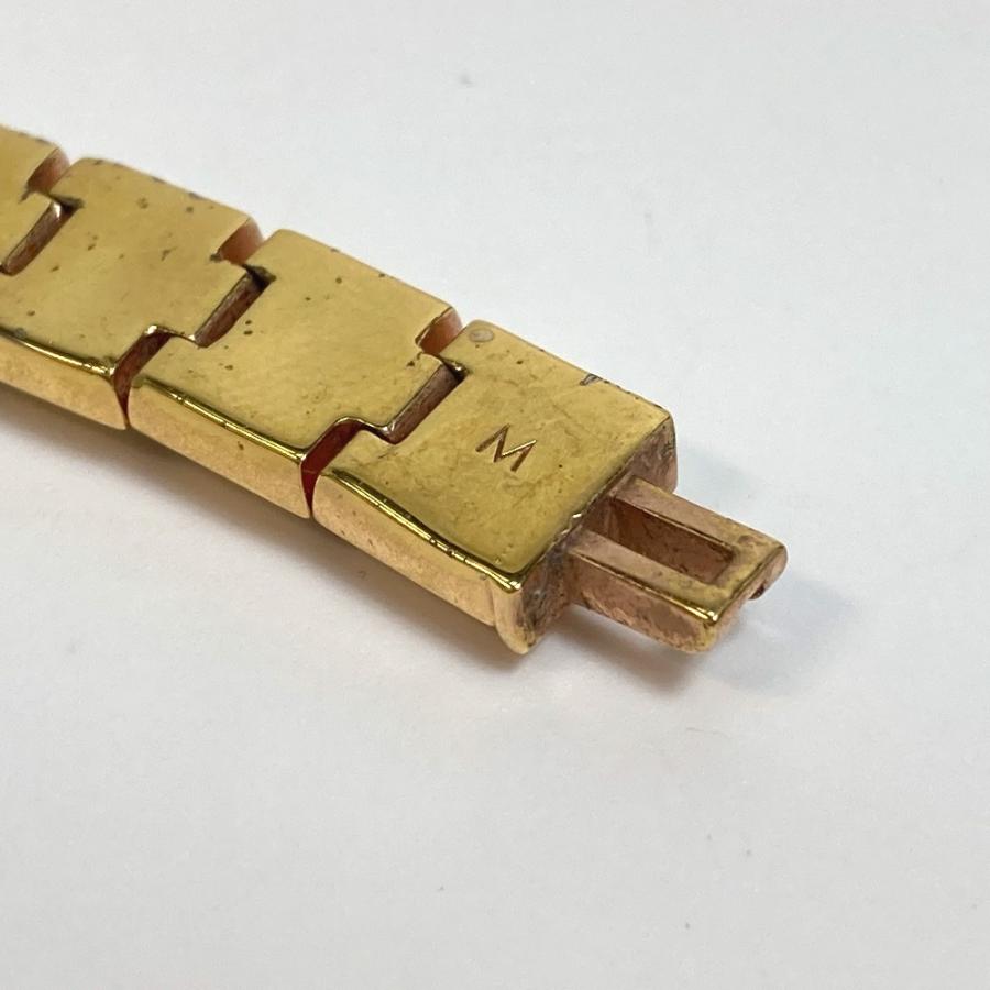 LOUIS VUITTON ルイヴィトン M64650 ブラスレ ナノグラム アクセサリー テニス ブレスレット ゴールド メタル レディース【中古】 | LOUIS VUITTON | 06