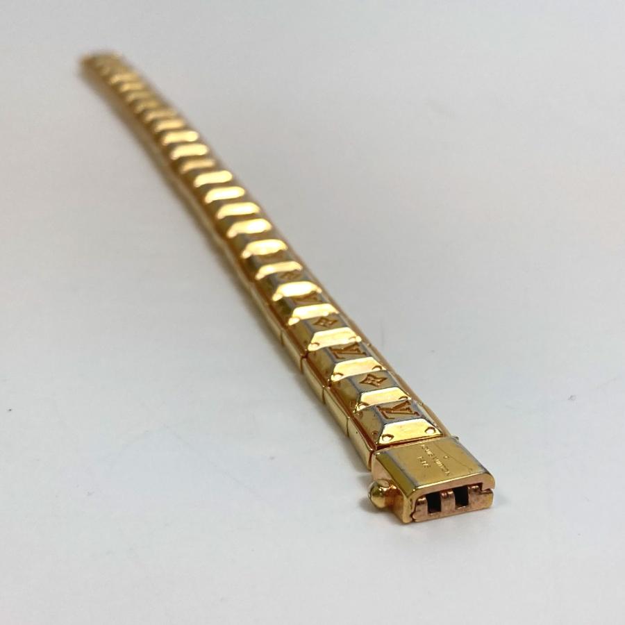 LOUIS VUITTON ルイヴィトン M64650 ブラスレ ナノグラム アクセサリー テニス ブレスレット ゴールド メタル レディース【中古】 | LOUIS VUITTON | 08