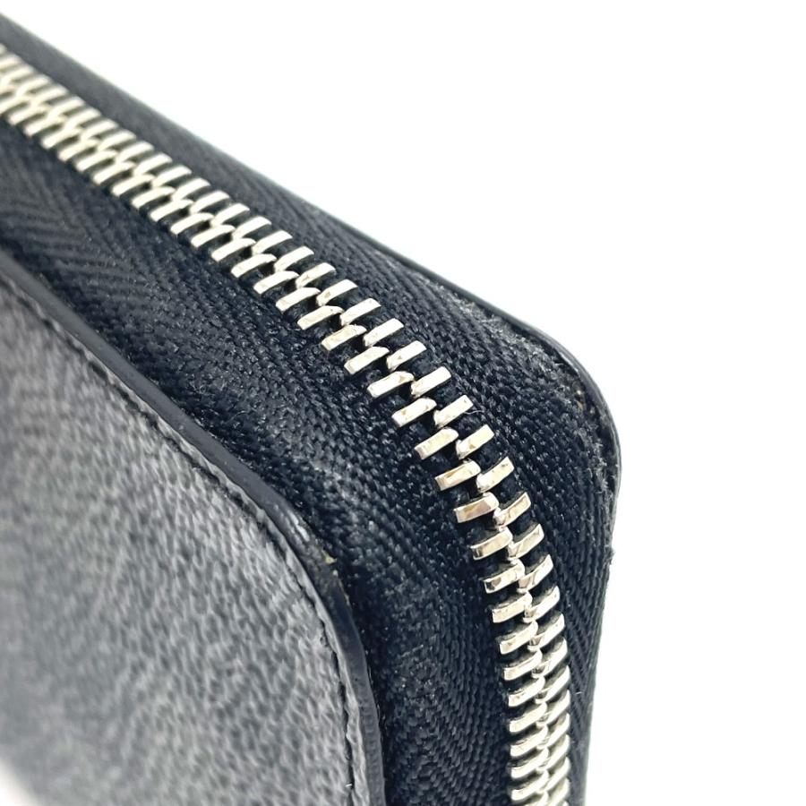 LOUIS VUITTON ルイヴィトン N63076 ダミエグラフィット ジッピーコインパース 小銭入れ  コインケース ブラック メンズ【中古】 | LOUIS VUITTON | 04
