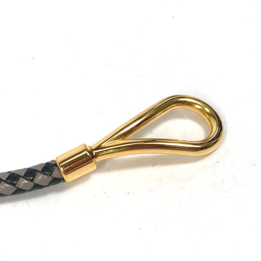 HERMES エルメス アクセサリー ジャンボブレスレット 小物 ブレスレット レザー ブラック/グレー レディース【中古】 | HERMES | 04