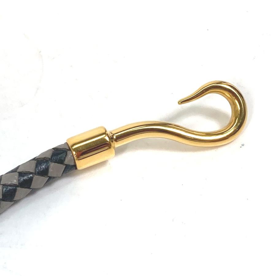 HERMES エルメス アクセサリー ジャンボブレスレット 小物 ブレスレット レザー ブラック/グレー レディース【中古】 | HERMES | 05