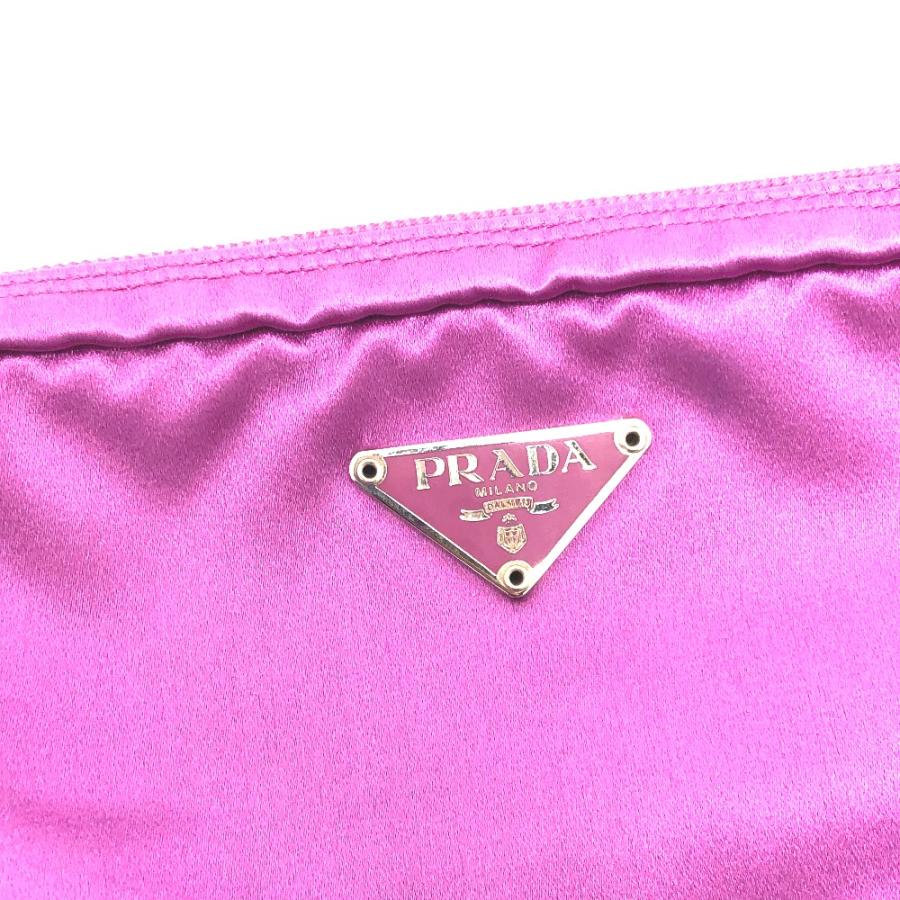 PRADA プラダ ルームシューズ ポーチ付き スリッパ パープル系 レディース【中古】 | PRADA | 08