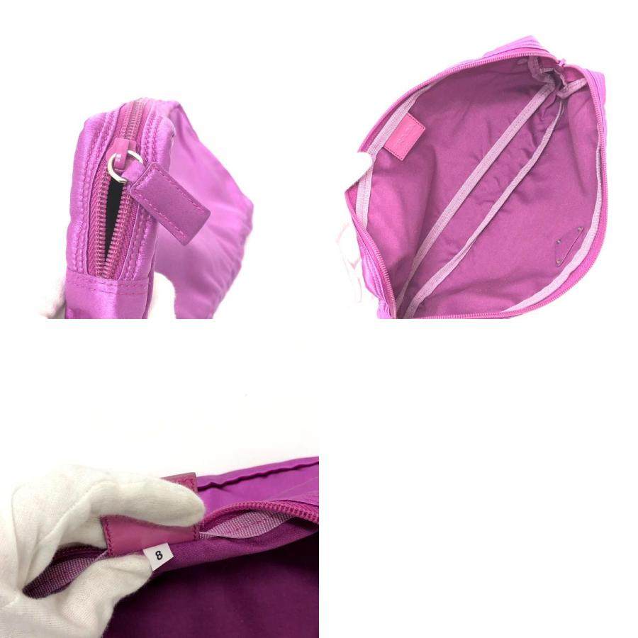 PRADA プラダ ルームシューズ ポーチ付き スリッパ パープル系 レディース【中古】 | PRADA | 09