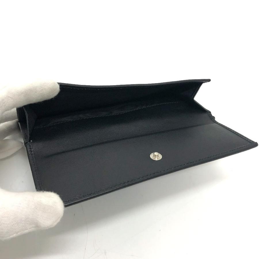 GUCCI グッチ 143389 二つ折り  型押し 総柄 長財布 ブラック レディース【中古】 | GUCCI | 05