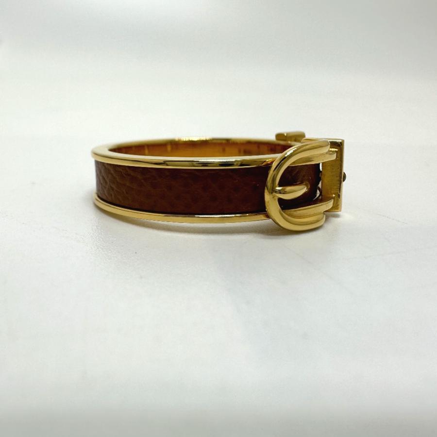 HERMES エルメス ベルトモチーフ スカーフリング GP ベージュ レディース【中古】 | HERMES | 02