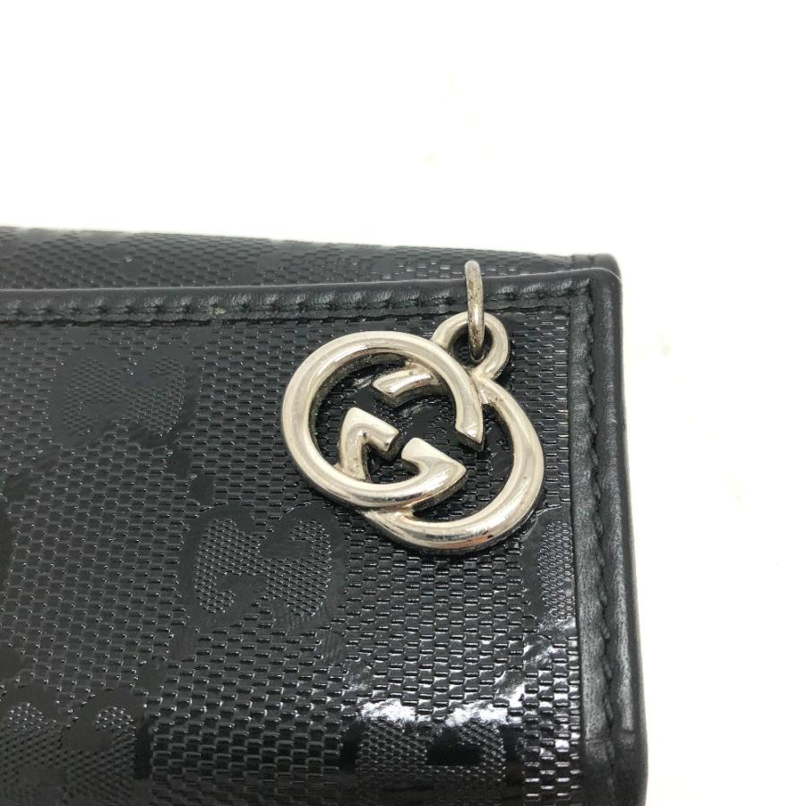 GUCCI グッチ 212111 GGインプリメ 6連 GG/ロゴ キーケース GGインプリメ ブラック メンズ【中古】｜reference｜04