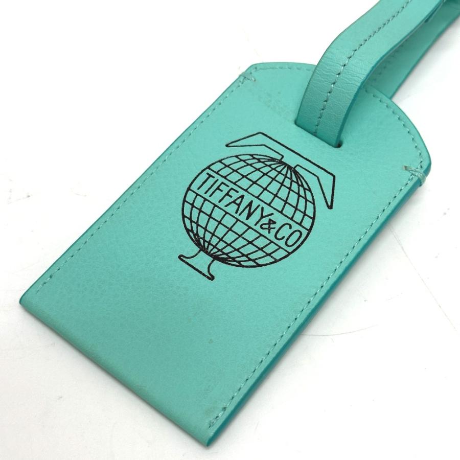 TIFFANY&Co.（ティファニー） ネームタグ レザー ブルー レディース