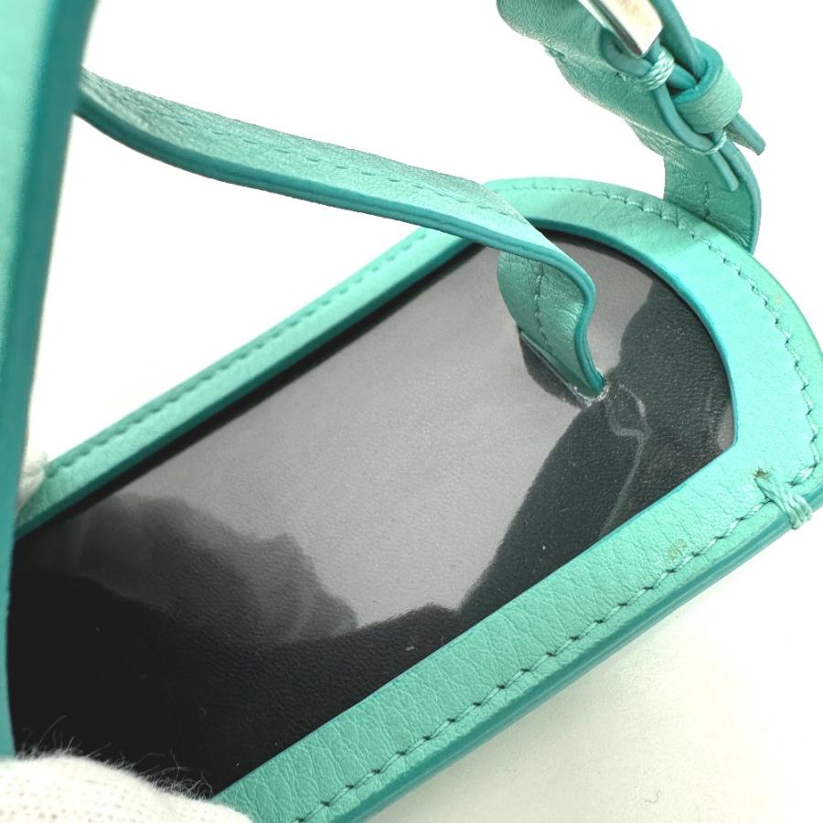 TIFFANY&Co.（ティファニー） ネームタグ レザー ブルー レディース