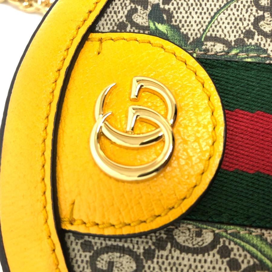 GUCCI（グッチ） 550618 GG フローラ ウェビングライン 肩掛けバッグ