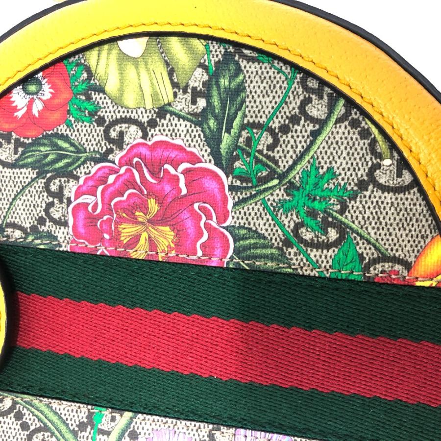 GUCCI（グッチ） 550618 GG フローラ ウェビングライン 肩掛けバッグ