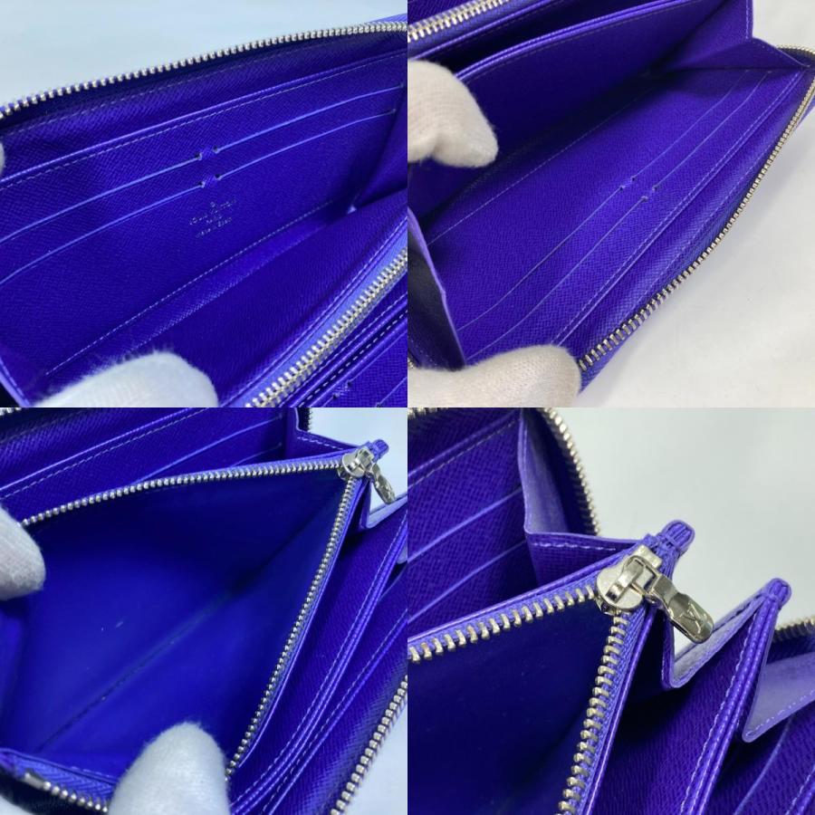 本物 ルイヴィトン LOUIS VUITTON LV ジッピーウォレット エピ レザー ラウンドファスナー 長財布 フィグ パープル M6030G ビトン 財布 ウォレット 中古 LOUIS VUITTON - 本物 ルイヴィトン LOUIS VUITTON LV ジッピー