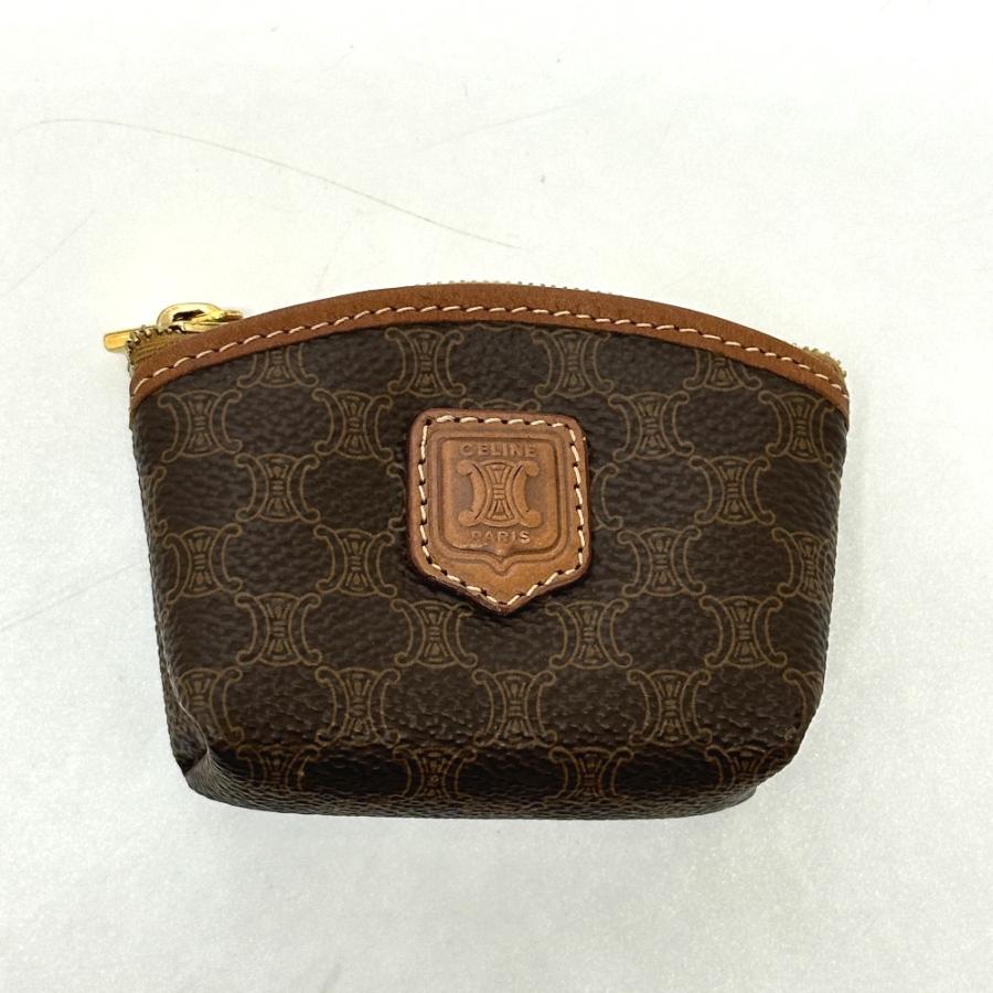CELINE セリーヌ ヴィンテージ マカダム コインケース ブラウン レディース【中古】 | CELINE | 01