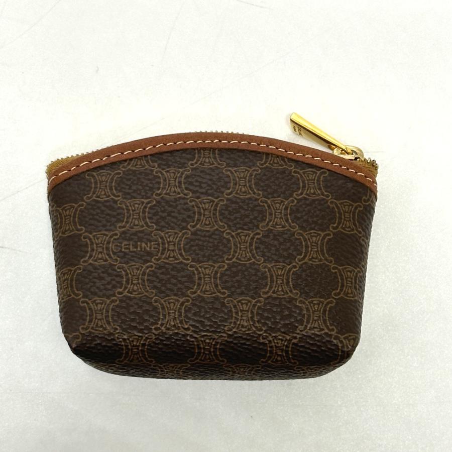 CELINE セリーヌ ヴィンテージ マカダム コインケース ブラウン レディース【中古】 | CELINE | 02