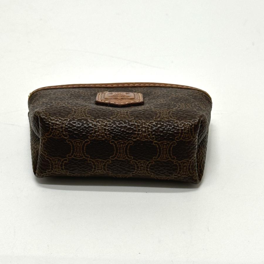 CELINE セリーヌ ヴィンテージ マカダム コインケース ブラウン レディース【中古】 | CELINE | 03