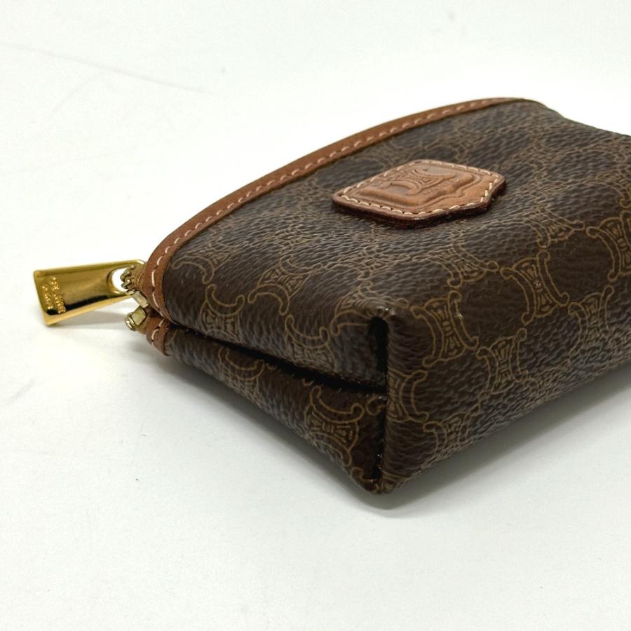CELINE セリーヌ ヴィンテージ マカダム コインケース ブラウン レディース【中古】 | CELINE | 05