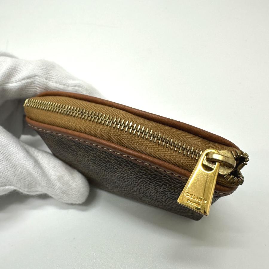 CELINE セリーヌ ヴィンテージ マカダム コインケース ブラウン レディース【中古】 | CELINE | 06