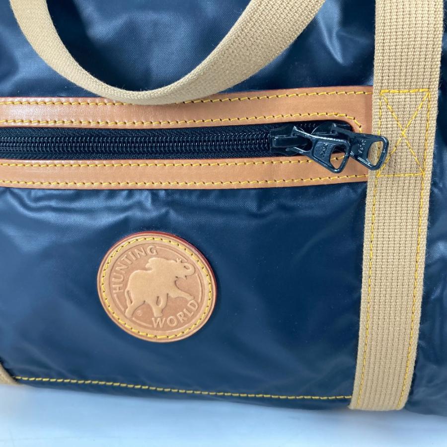 HUNTING WORLD ハンティングワールド バチュークロス カバン ショルダーバッグ  斜め掛け トートバッグ ダークネイビー系 メンズ【中古】 |  | 03