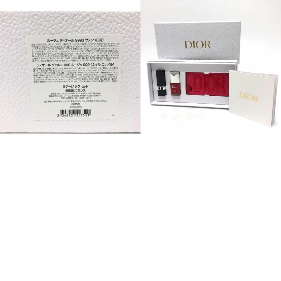 未使用 Dior ディオール マニキュア リップ 口紅 セット ノベルティ ロゴ ネームタグ ピンク レディース【中古】 |  | 09