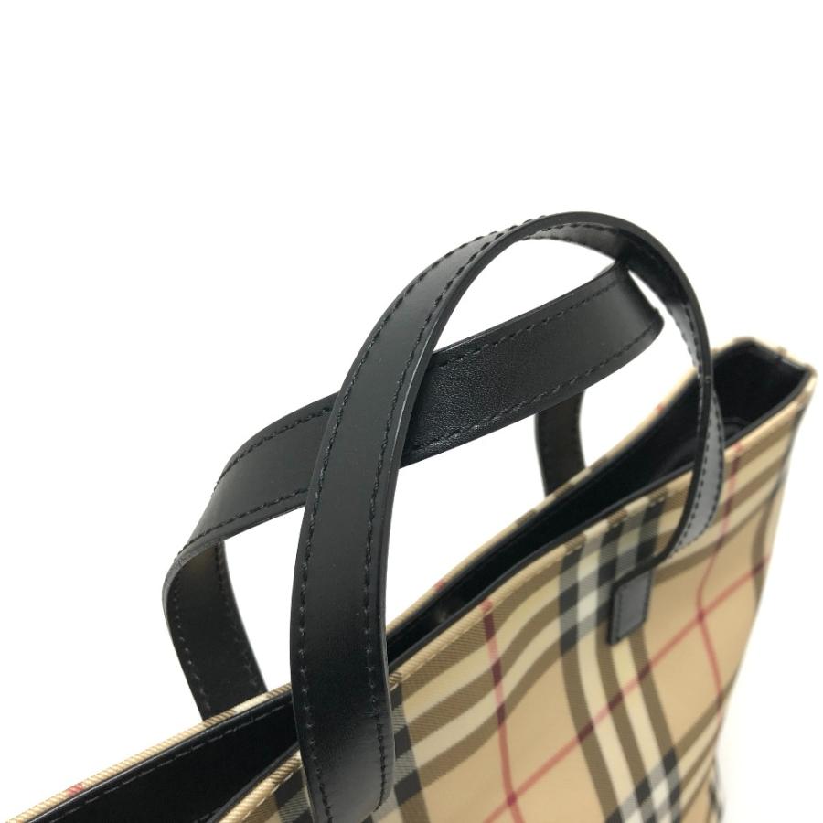 BURBERRY バーバリー カバン トートバッグ チェック ハンドバッグ ベージュ レディース【中古】 | BURBERRY | 07