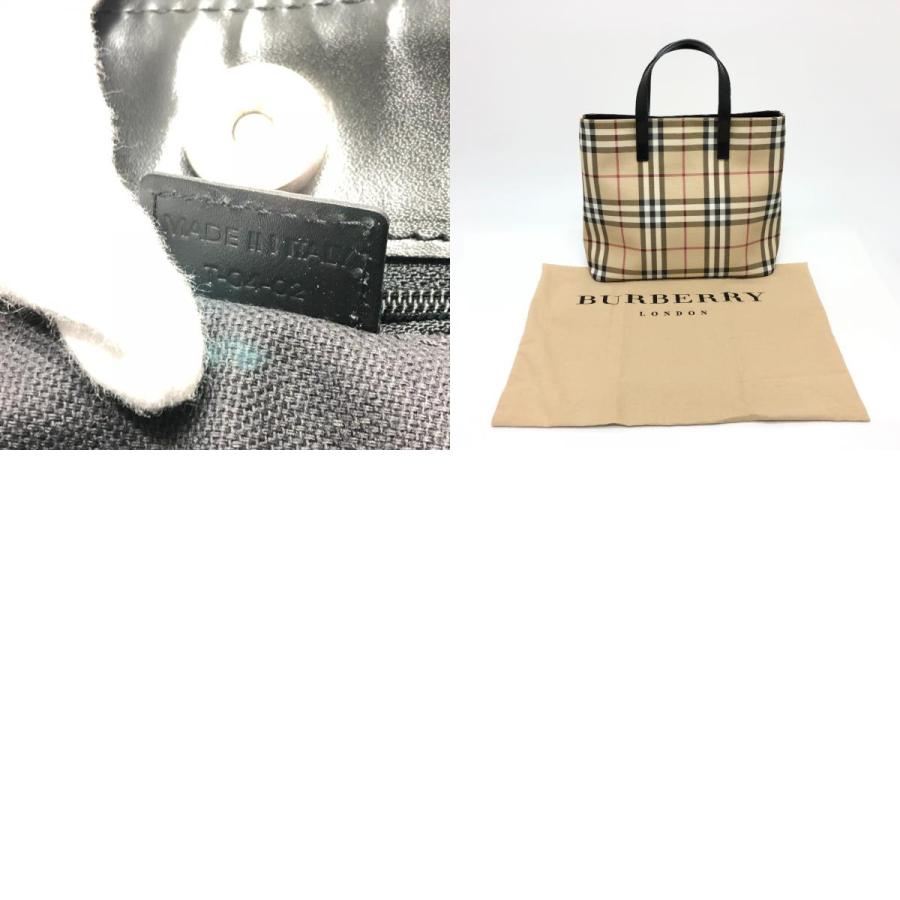 BURBERRY バーバリー カバン トートバッグ チェック ハンドバッグ ベージュ レディース【中古】 | BURBERRY | 09