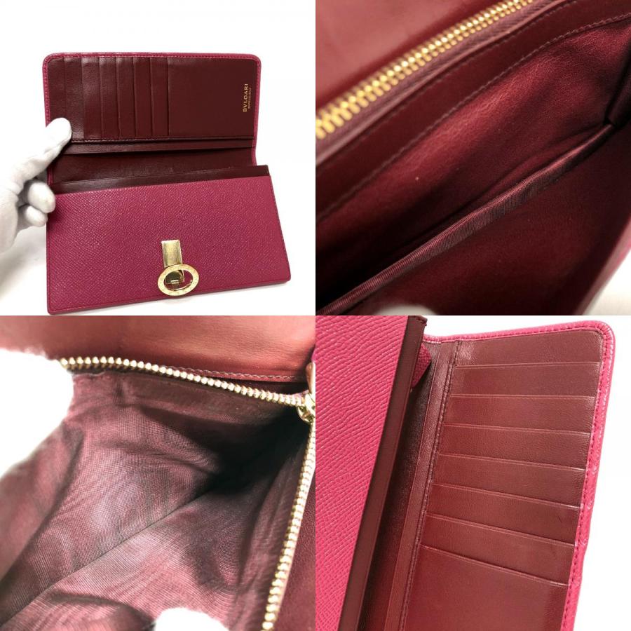 BVLGARI ブルガリ ロングウォレット ウォレット ロゴクリップ 長財布 ピンク レディース【中古】 | BVLGARI | 08