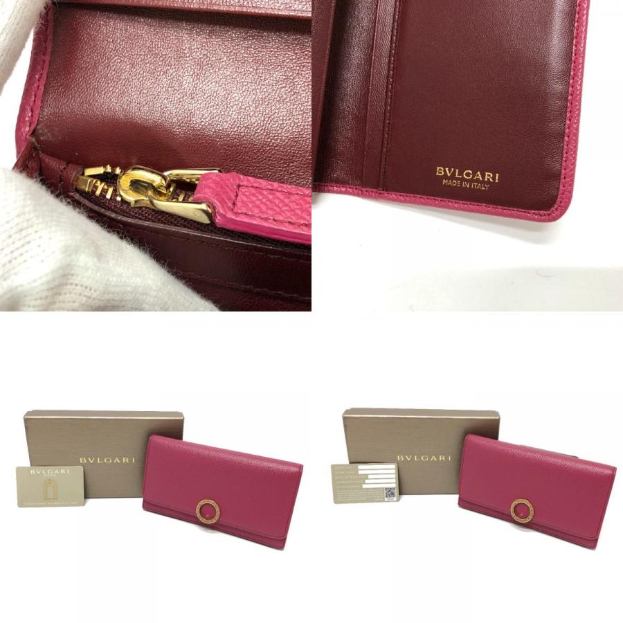 BVLGARI ブルガリ ロングウォレット ウォレット ロゴクリップ 長財布 ピンク レディース【中古】 | BVLGARI | 09