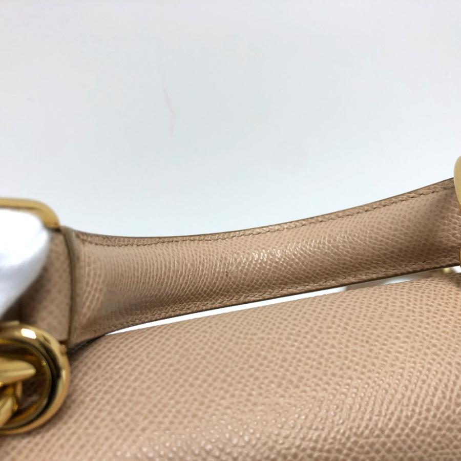DOLCE&GABBANA ドルチェアンドガッバーナ シシリー プレート 2WAYバッグ ショルダーバッグ ベージュ レディース【中古】 |  | 04