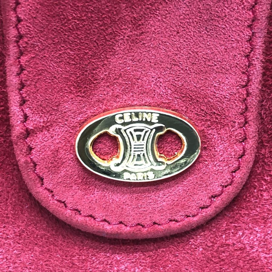 CELINE セリーヌ ロゴ 二つ折り ジュエリーケース アクセサリーケース レッド レディース【中古】 | CELINE | 03