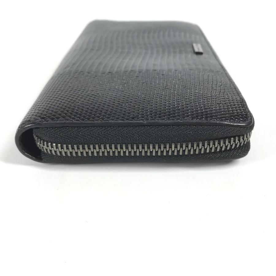 DOLCE&GABBANA ドルチェアンドガッバーナ ロゴプレート ラウンドファスナー ロングウォレット 長財布 ブラック メンズ【中古】 |  | 03